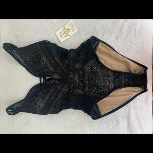 Black lace Becca swimsuit